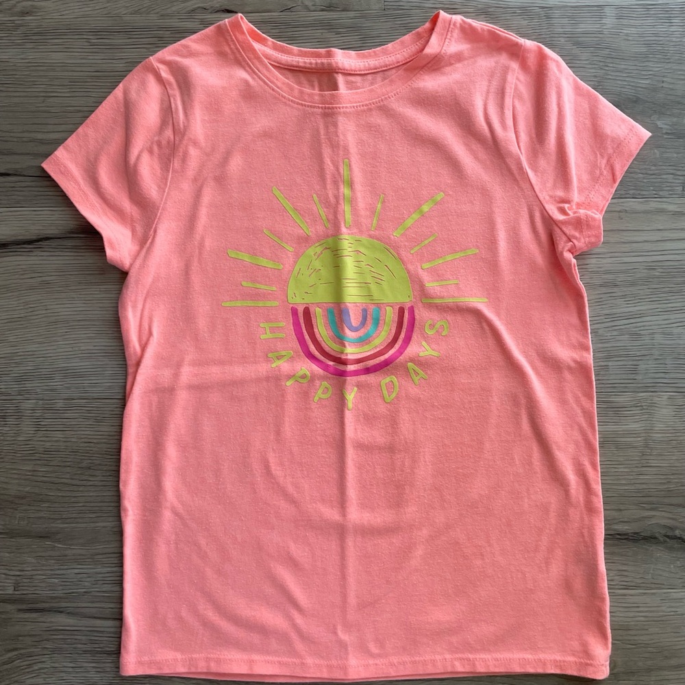 4/$25 ☀️ | Cat & Jack | Short-Sleeve Graphic Tee for Girls | M (7-8) - Picture 3 of 6